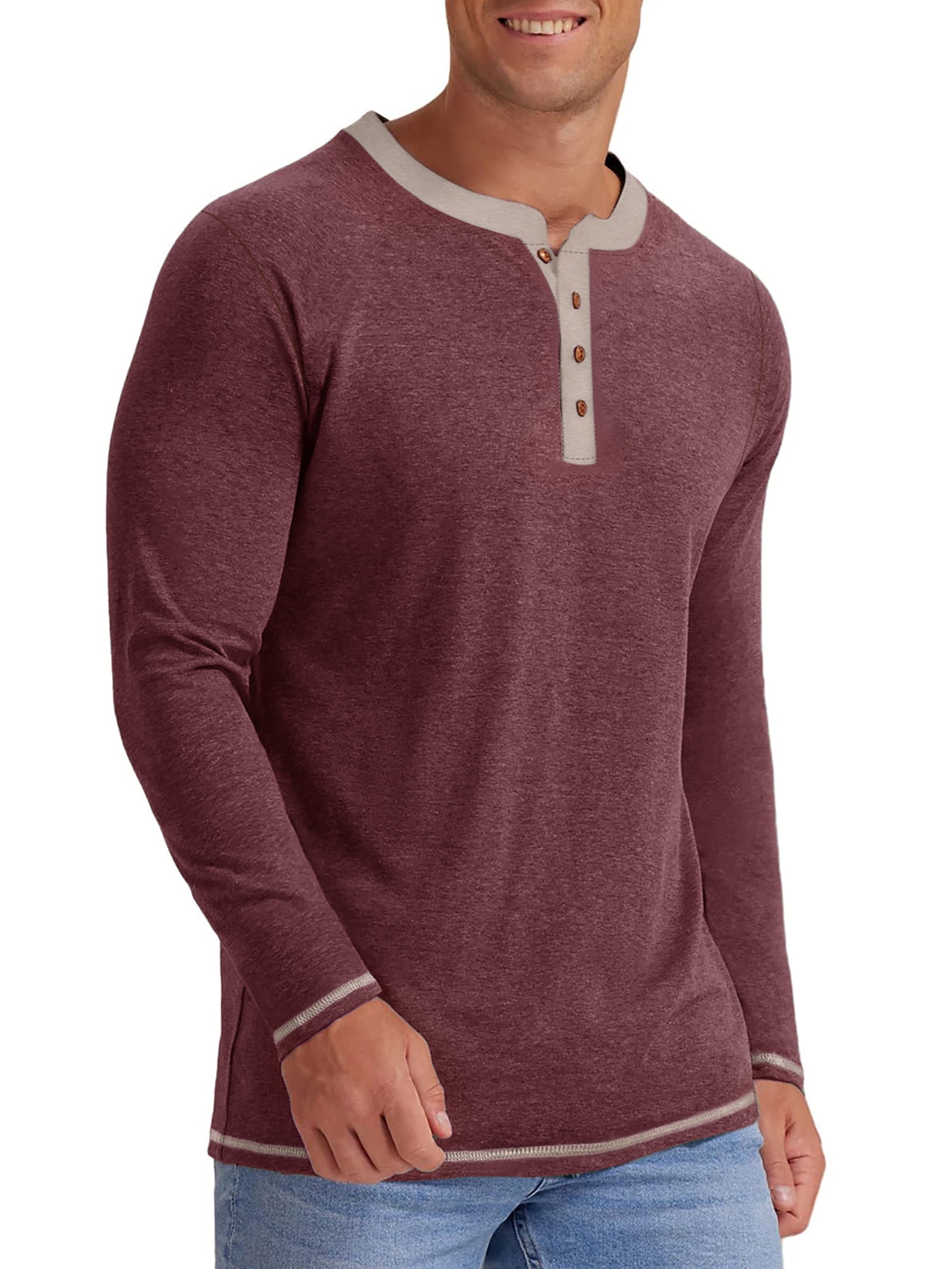 HenleyFlex | Camisa Henley hombre | Camisa moderna manga larga | Camisa casual con botones | Camisa de algodón cómoda | Camisa cuello redondo Henley | Camisa masculina versátil | Henley casual de hombre | Camisa ligera y transpirable | Camisa de moda urbana hombre