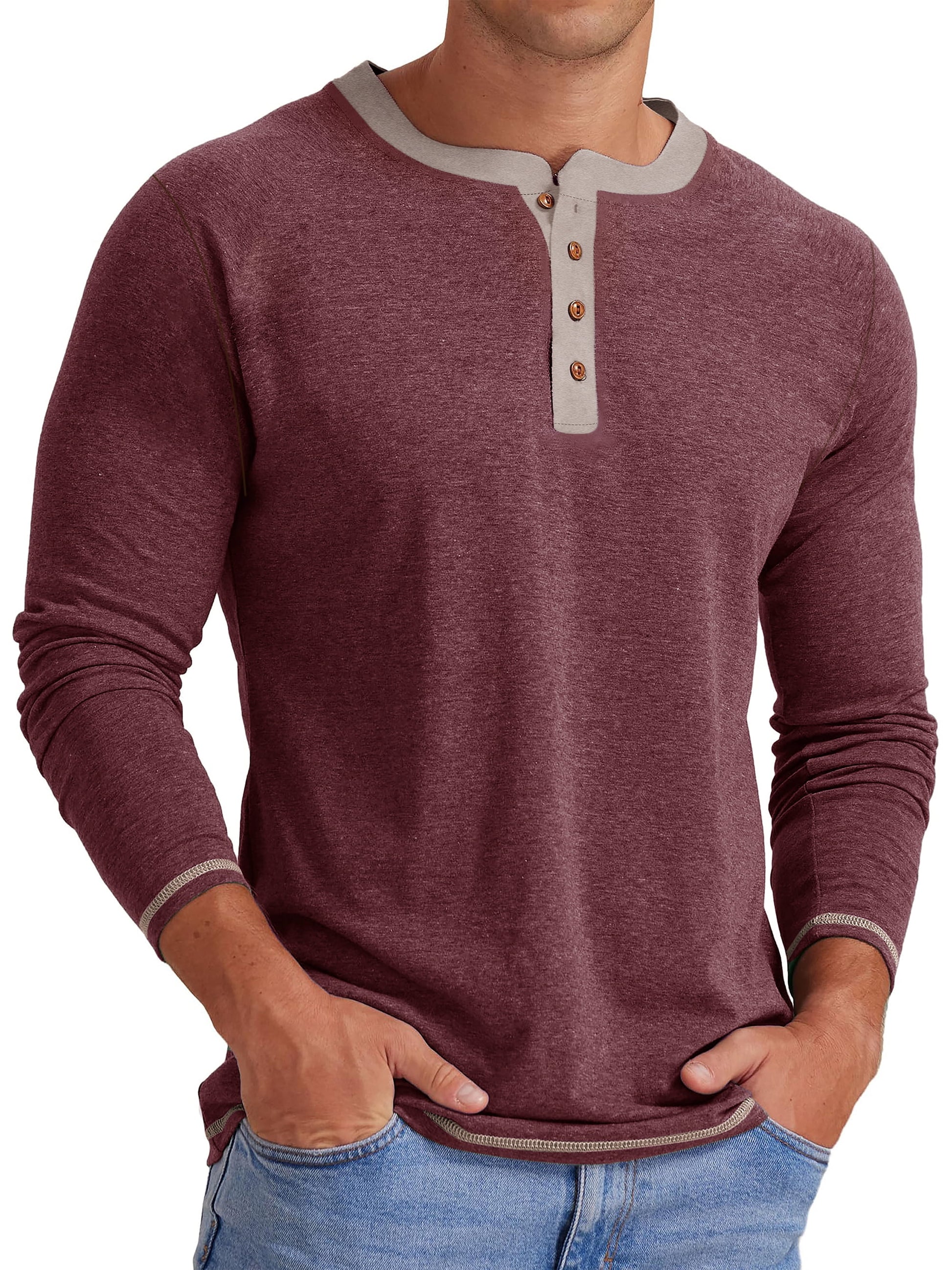 HenleyFlex | Camisa Henley hombre | Camisa moderna manga larga | Camisa casual con botones | Camisa de algodón cómoda | Camisa cuello redondo Henley | Camisa masculina versátil | Henley casual de hombre | Camisa ligera y transpirable | Camisa de moda urbana hombre
