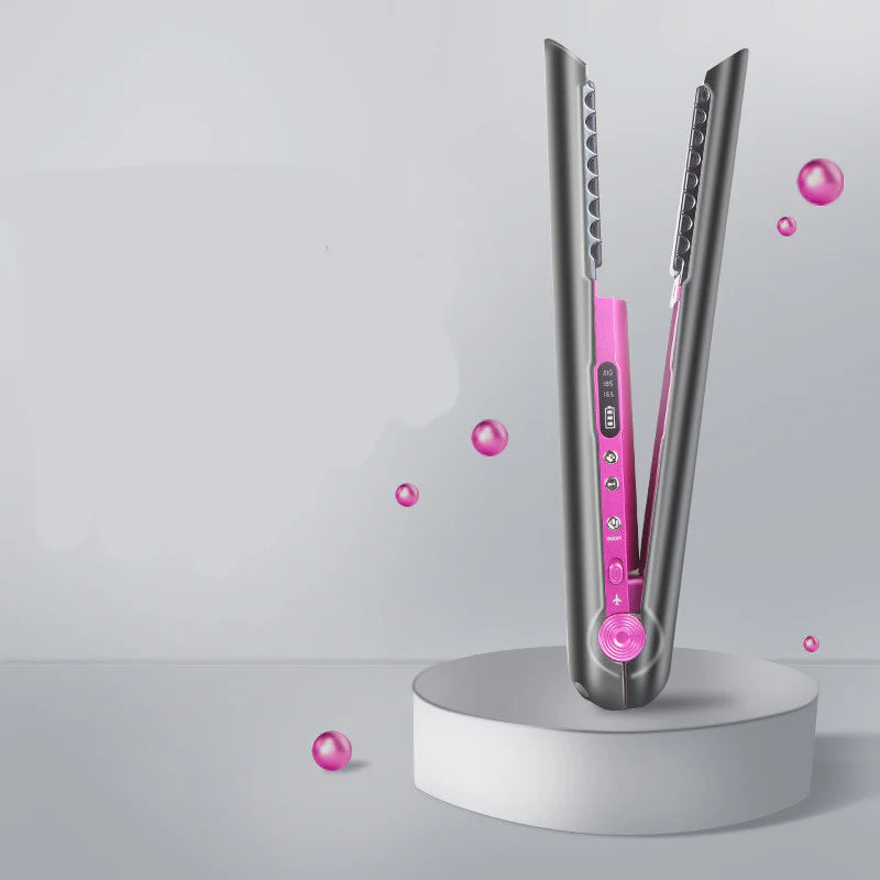 Plancha Cabello Cerámica | Alisadora Rizador 2 en 1 | Herramienta Peinado Profesional | Cuidado Cabello Femenino | Tecnología Cerámica Pelo | Alisadora y Rizador Compacto | Peinados Rápidos y Fáciles | Estilo Cabello Diario | Plancha Versátil Cabello | Dispositivo Capilar Cerámico