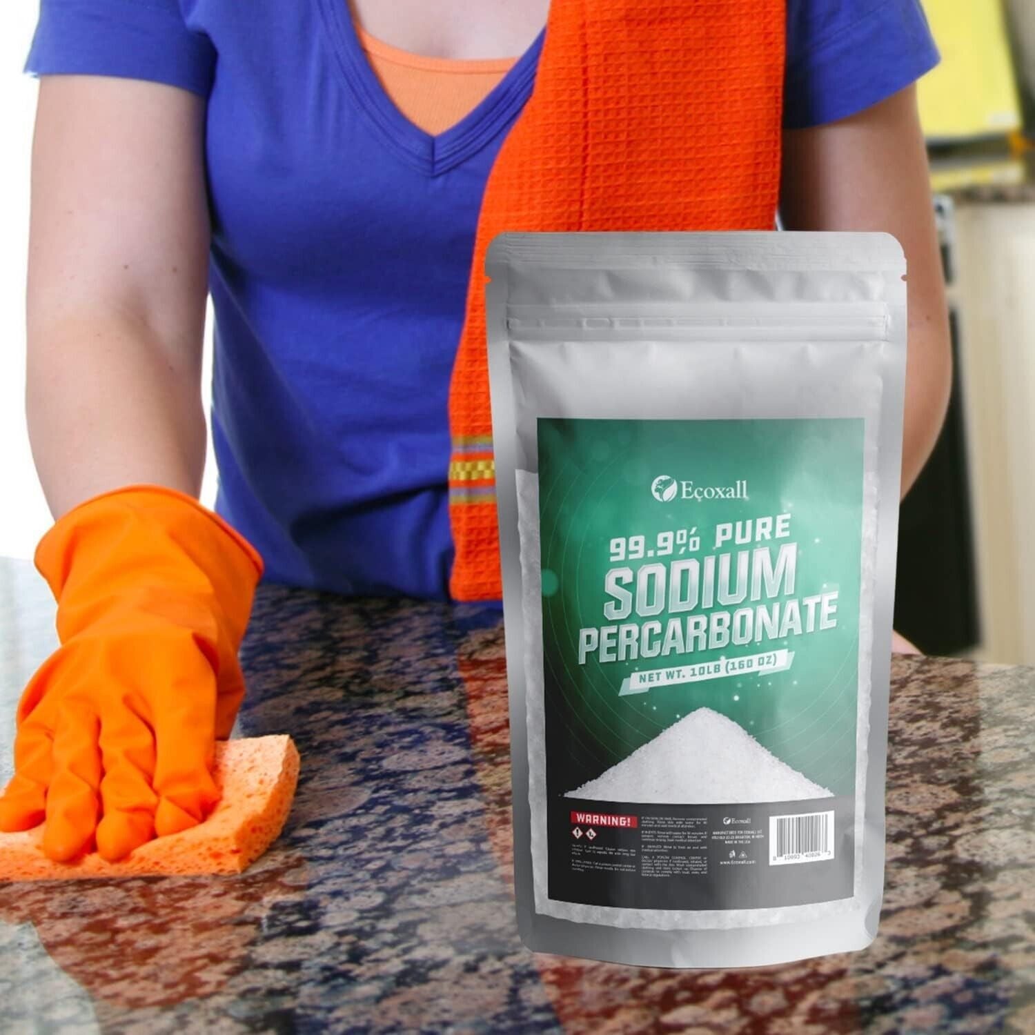 Percarbonato de Sodio Limpieza | Limpiador Oxígeno Activo | Desmanchador Ecológico Ropa | Limpiador Multiusos Natural | PercarboClean Hogar Limpio | Quitamanchas para Ropa Blanca | Limpiador Potente Sin Químicos | Elimina Moho y Grasa | Limpieza Profunda Baño y Cocina | Limpiador Biodegradable Seguro