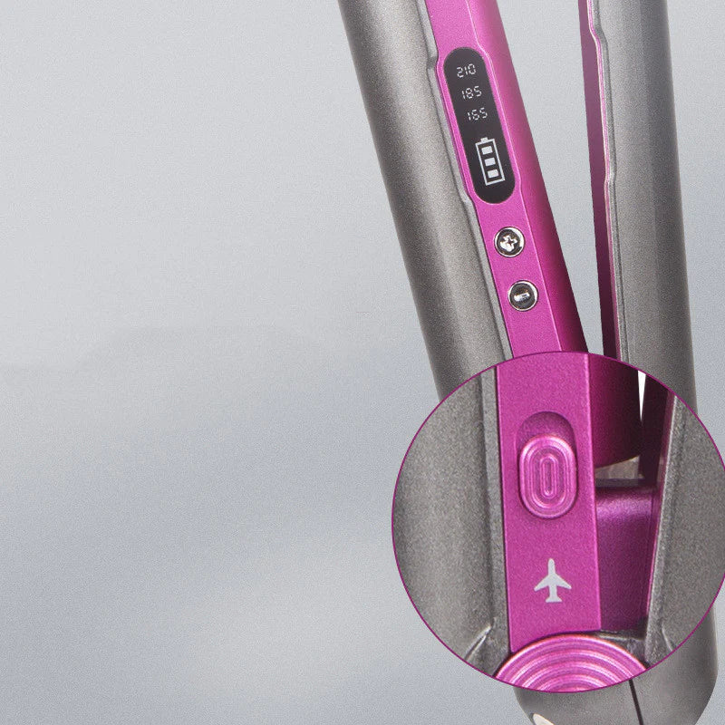 Plancha Cabello Cerámica | Alisadora Rizador 2 en 1 | Herramienta Peinado Profesional | Cuidado Cabello Femenino | Tecnología Cerámica Pelo | Alisadora y Rizador Compacto | Peinados Rápidos y Fáciles | Estilo Cabello Diario | Plancha Versátil Cabello | Dispositivo Capilar Cerámico