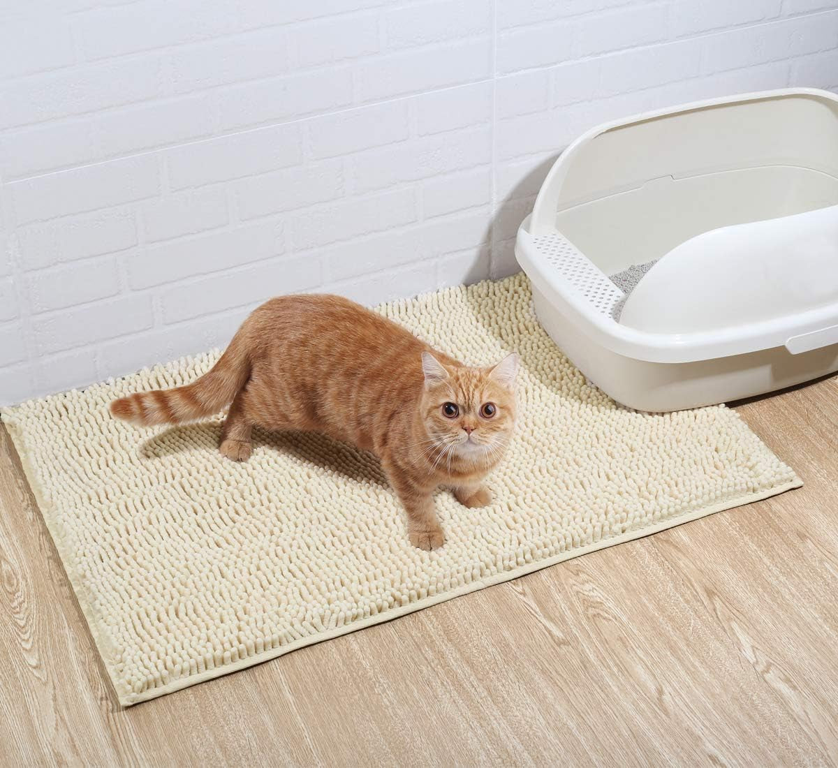 Tapete | Gato | Arenero | Lavable | Antiderrames | Antideslizante | Mascota | Higiene | Suave | Alfombra