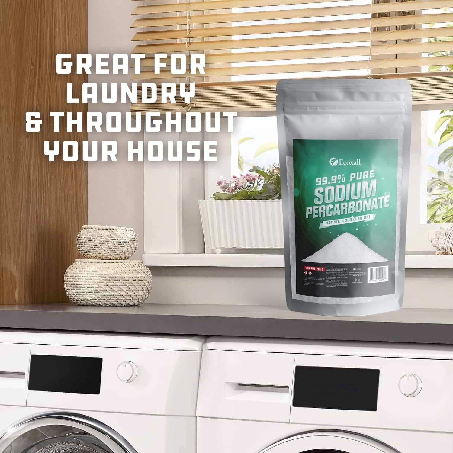 Percarbonato de Sodio Limpieza | Limpiador Oxígeno Activo | Desmanchador Ecológico Ropa | Limpiador Multiusos Natural | PercarboClean Hogar Limpio | Quitamanchas para Ropa Blanca | Limpiador Potente Sin Químicos | Elimina Moho y Grasa | Limpieza Profunda Baño y Cocina | Limpiador Biodegradable Seguro