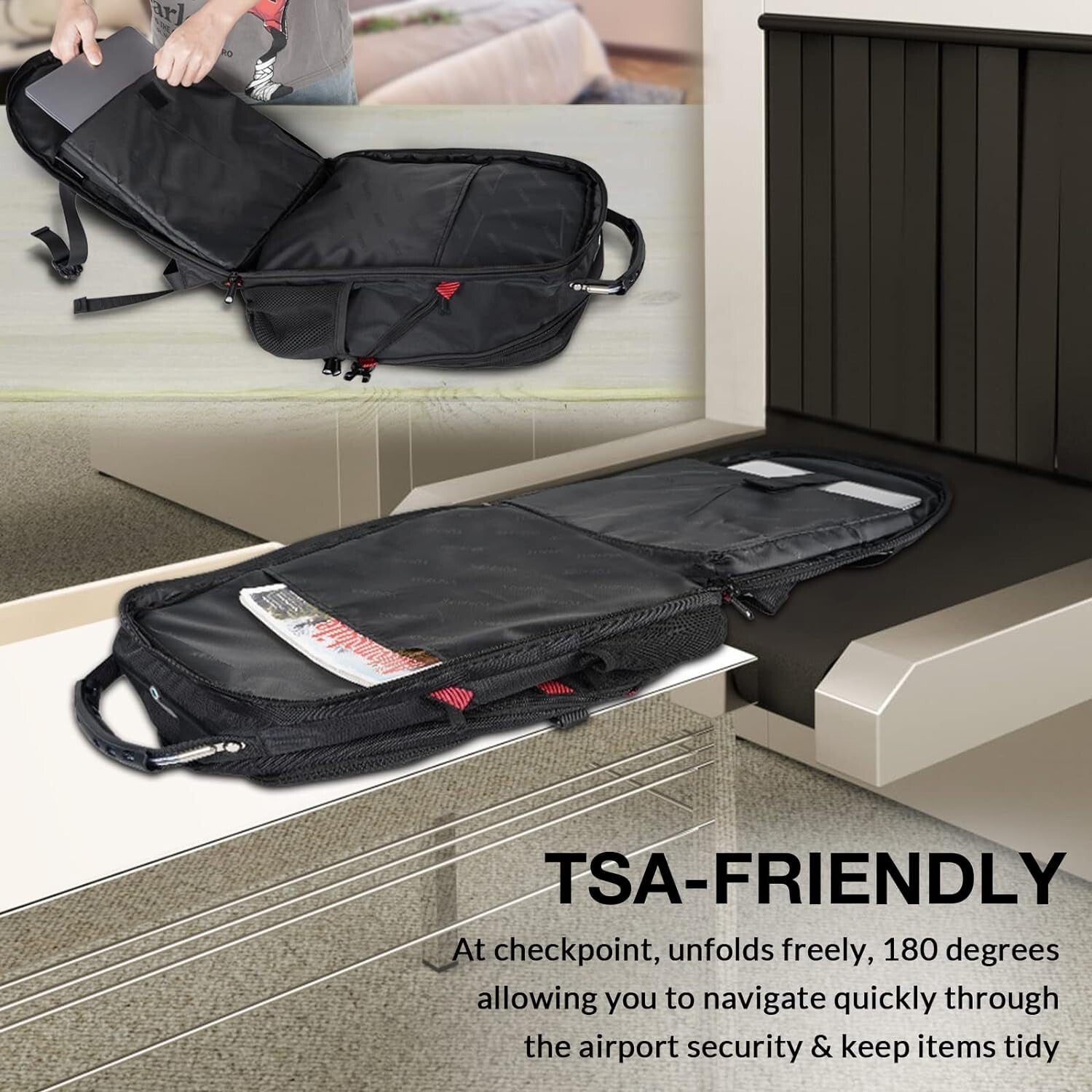 Mochila impermeable Hombre viaje | Mochila antirrobo para hombres | Mochila de viaje resistente al agua | Mochila para trabajo y estudio | Mochila ergonómica para hombre | Mochila con puerto USB | Mochila grande para hombres | Mochila de negocios impermeable | Mochila para computadora portátil | Mochila de viaje con correa para maleta