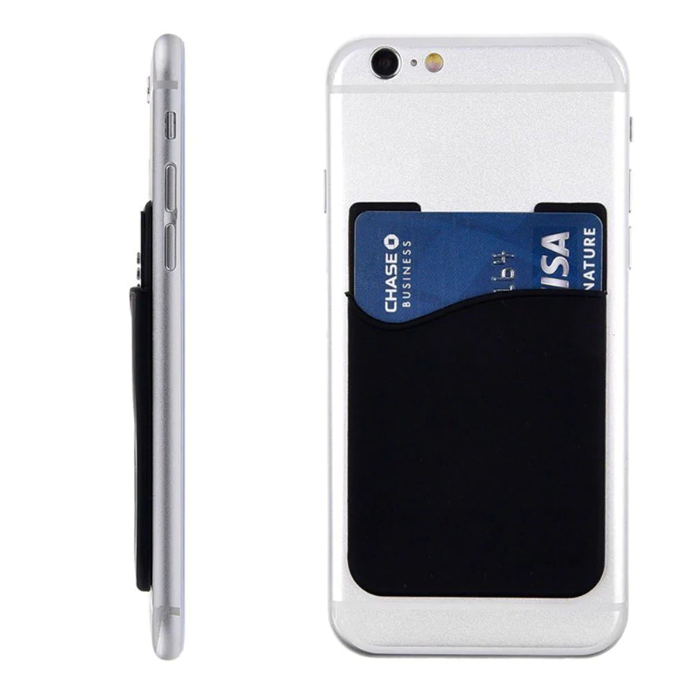 Tarjetero móvil | Tarjetero adhesivo | Tarjetero para celular | Porta tarjetas teléfono | Tarjetero silicona | Tarjetero compacto | Pack tarjeteros | Accesorio para móvil | Tarjetero sin cartera | Tarjetero práctico