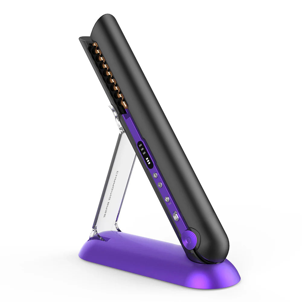 Plancha Cabello Cerámica | Alisadora Rizador 2 en 1 | Herramienta Peinado Profesional | Cuidado Cabello Femenino | Tecnología Cerámica Pelo | Alisadora y Rizador Compacto | Peinados Rápidos y Fáciles | Estilo Cabello Diario | Plancha Versátil Cabello | Dispositivo Capilar Cerámico