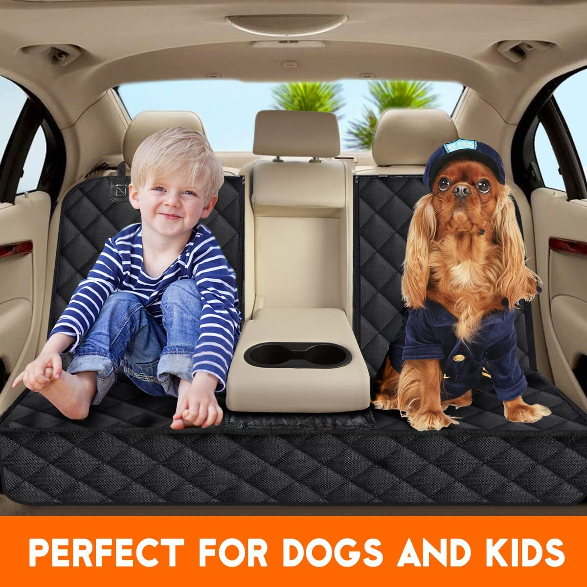 Protector|Coche|Mascotas|Funda|Impermeable|Antideslizante|Asiento|Protección|FundaCoche|ViajeMascotas