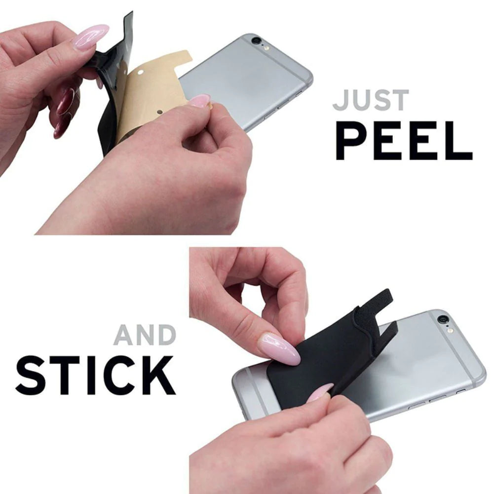 Tarjetero móvil | Tarjetero adhesivo | Tarjetero para celular | Porta tarjetas teléfono | Tarjetero silicona | Tarjetero compacto | Pack tarjeteros | Accesorio para móvil | Tarjetero sin cartera | Tarjetero práctico