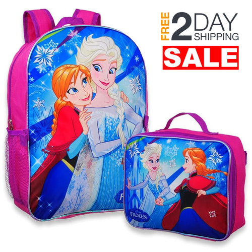 Frozen 2 Elsa Mochilas Escolares Con Lonchera Para Niñas De 3 4 5 6 Años Set
