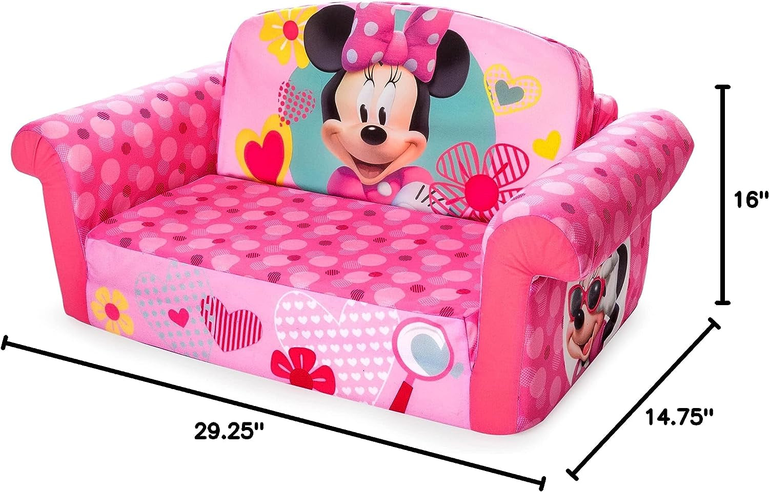 Minnie Mouse Muebles Para El Dormitorio De Niñas Sofa Desplegable Silla Espuma