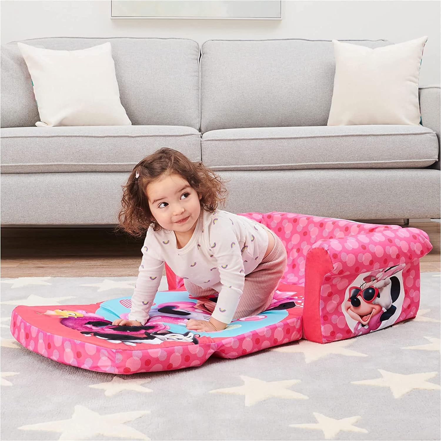 Minnie Mouse Muebles Para El Dormitorio De Niñas Sofa Desplegable Silla Espuma