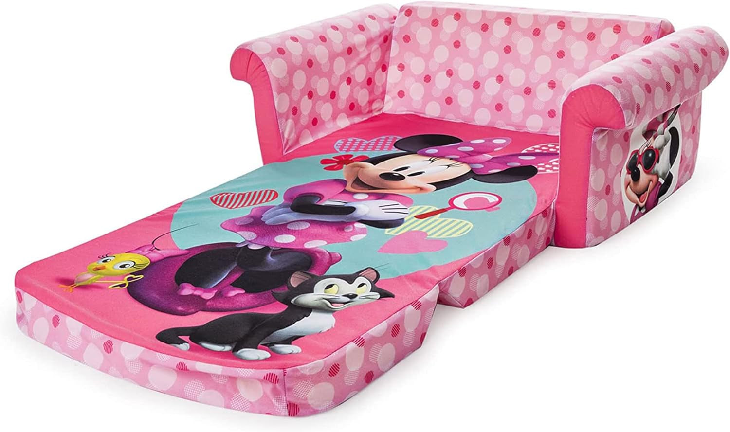 Minnie Mouse Muebles Para El Dormitorio De Niñas Sofa Desplegable Silla Espuma