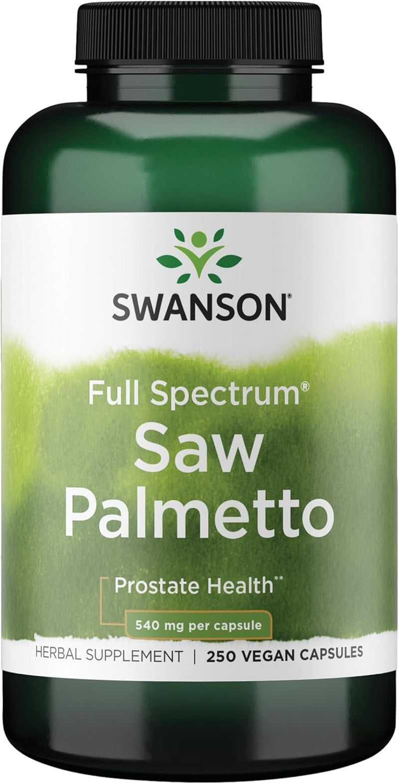 Saw Palmetto Herbal Supplement for Men Prostate Health Hair Supplement Urinary Health 540 Mg 250 Capsules