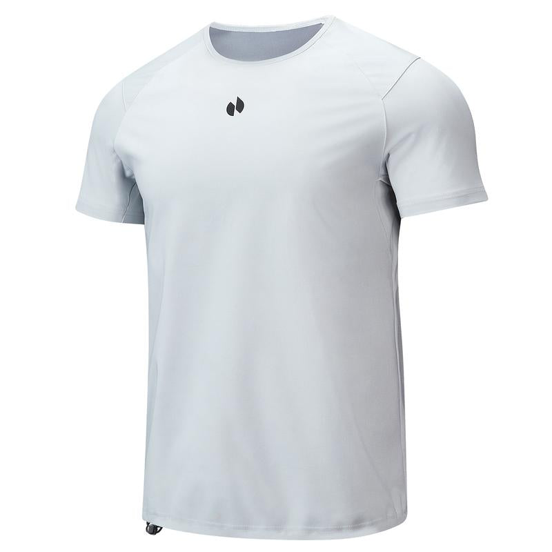 HOTSUIT Men'S Summer Short Sleeve Athletic T-Shirt Women'S Sweat Wicking Compression Quick Dry Vest Knit Slim Casual Basic Top Outdoorfun Workout Tops Oga Orange Athletic