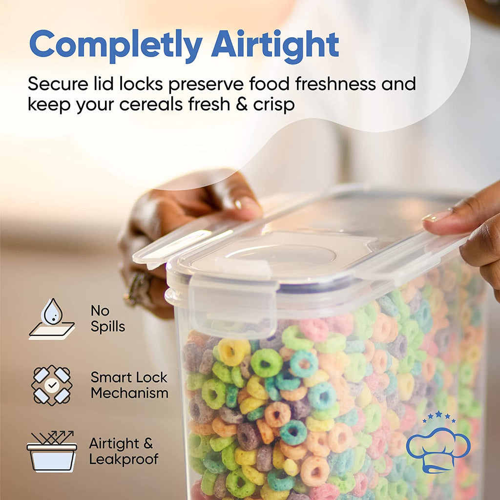 Set Contenedores Herméticos | Envases Cocina Apilables | Recipientes Alimentos sin BPA | Contenedores con Cierre Seguro | Tuppers Herméticos Transparente | Almacenaje de Cocina Práctico | Set de Envases para Despensa | Contenedores Multiuso Cocina | Organización Alimentos Hogar | Set de Tuppers Apilables

