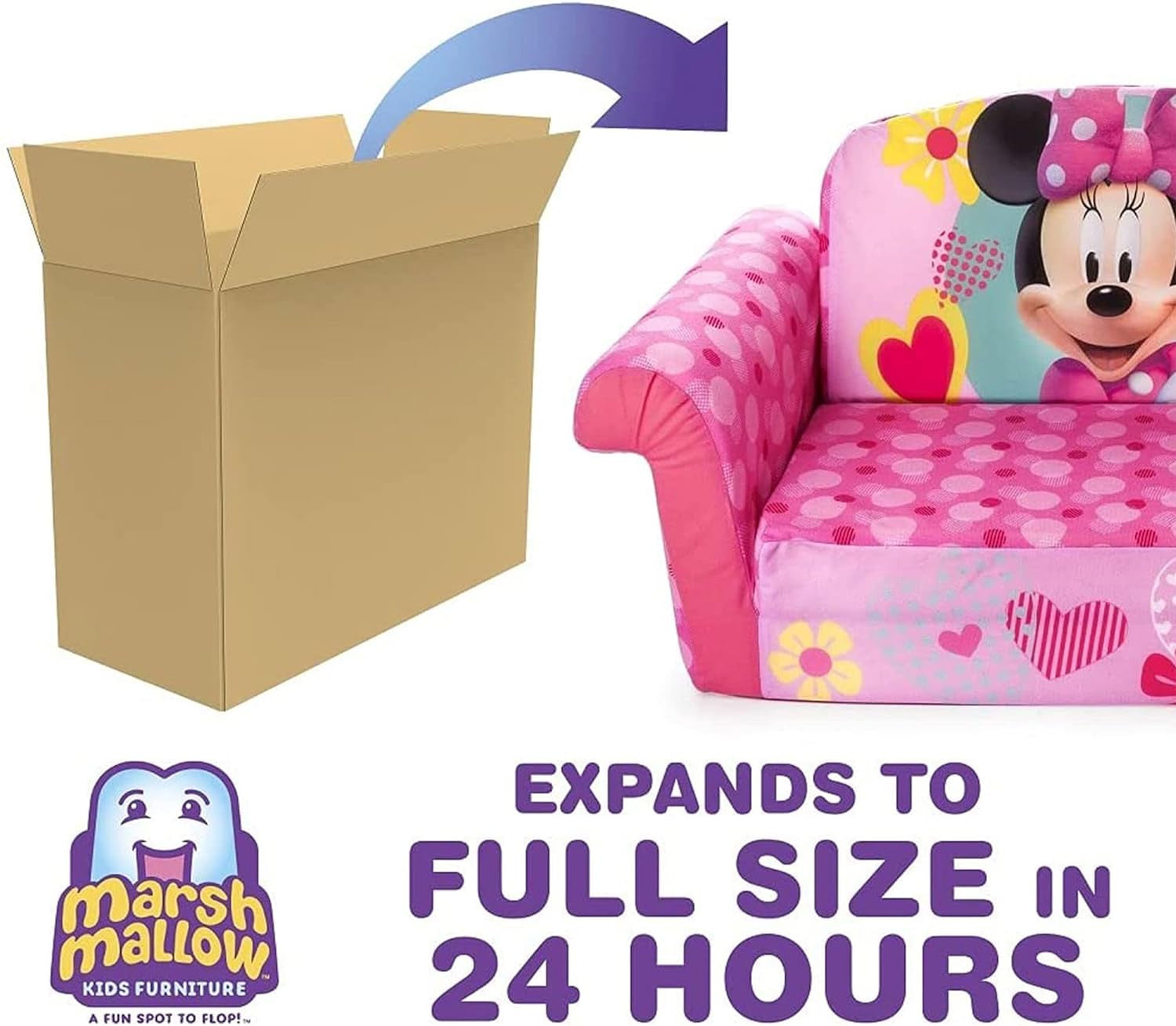 Minnie Mouse Muebles Para El Dormitorio De Niñas Sofa Desplegable Silla Espuma